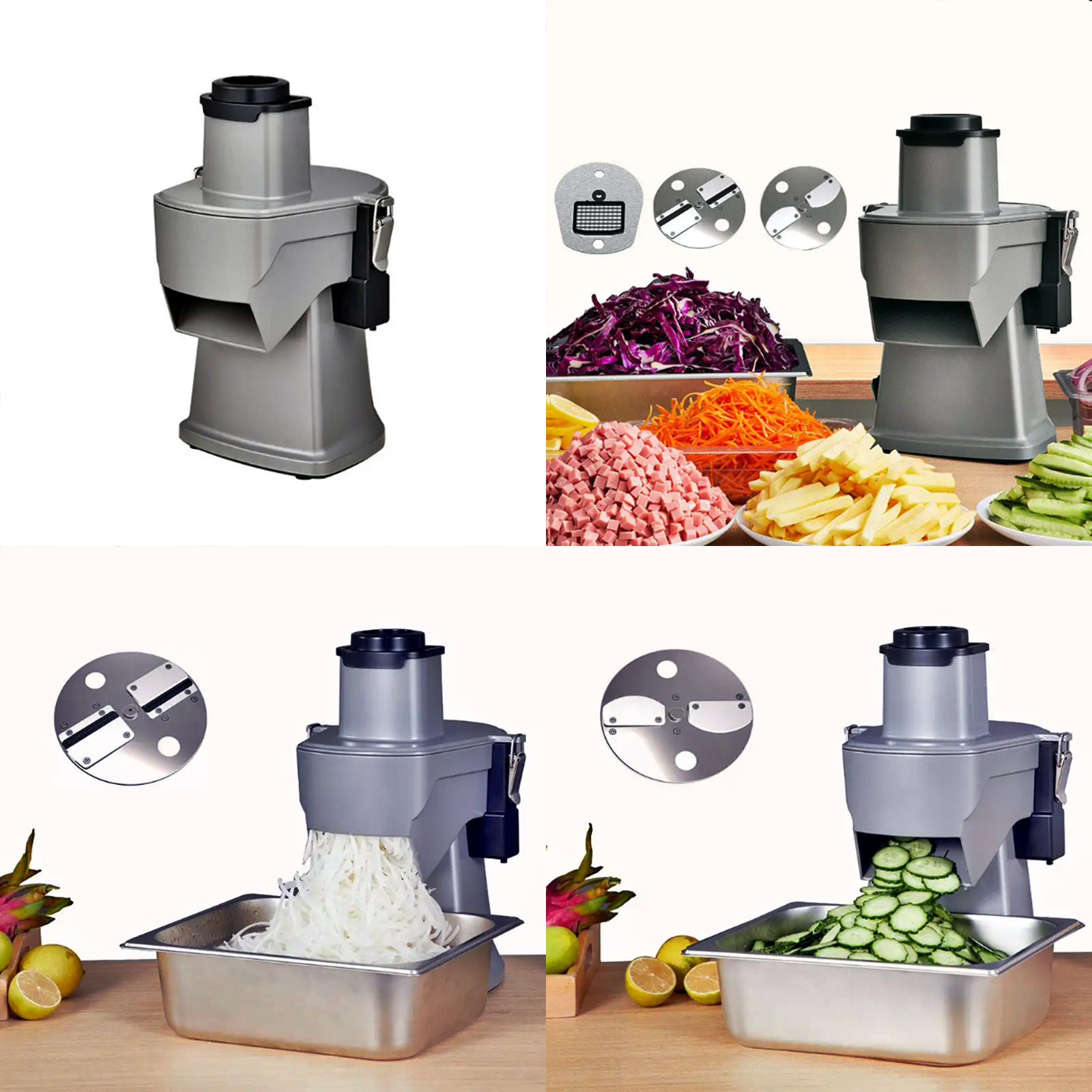 Picadora de cebollas Electrica con cuchillos de corte para cubos