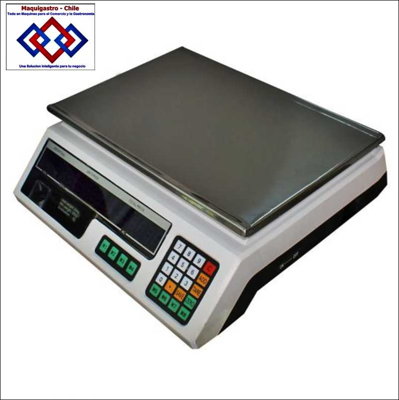 Balanza Sobremesa 30 Kg Visor LCD