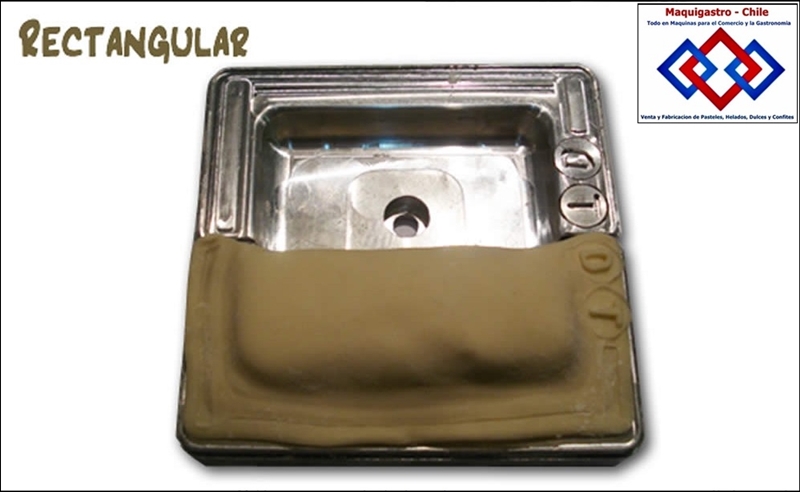 Molde Rectangular Ergal de 08 a 12 cm sin Identificador de Sabor