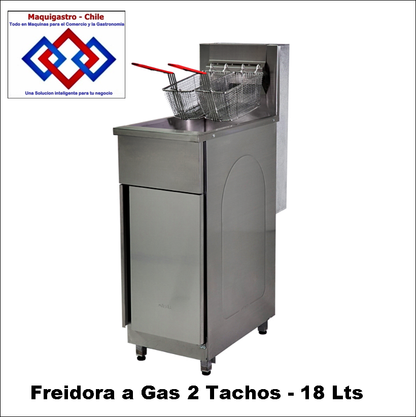 Freidora a gas alta producción 18 Lts.