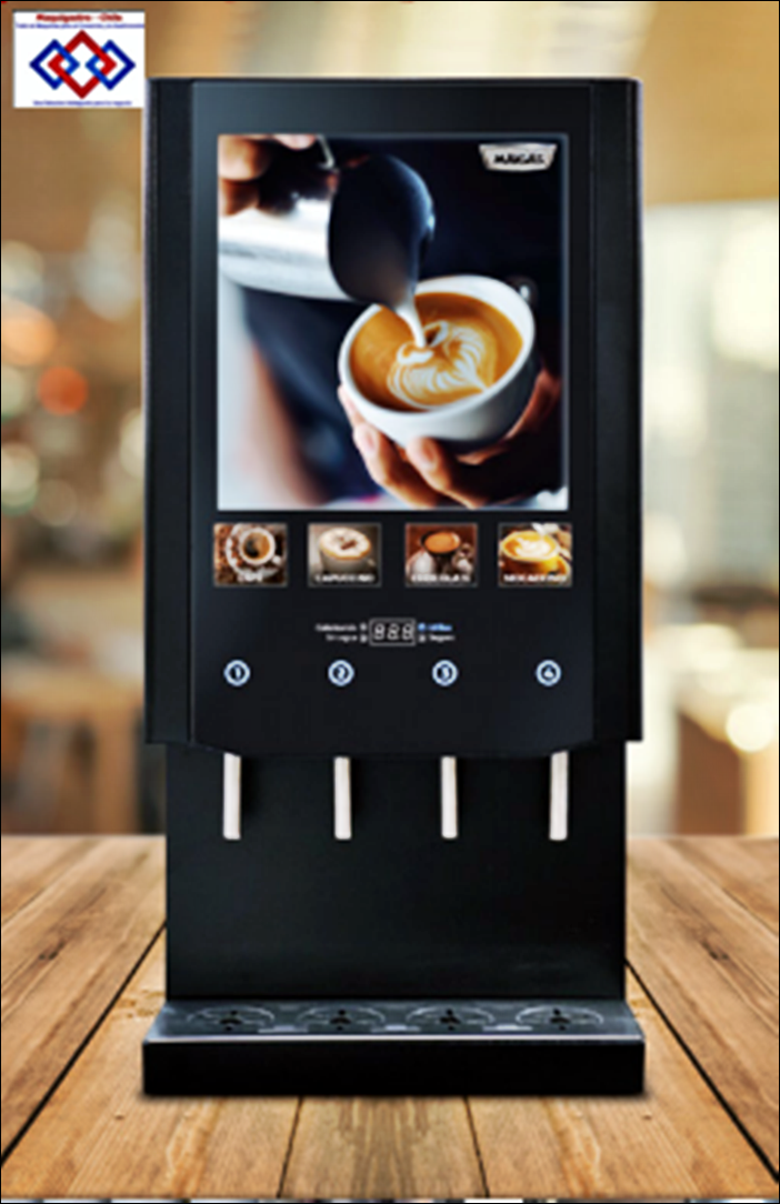 Maquina Expendedora de cafe 4 sabores EXCA6EMA