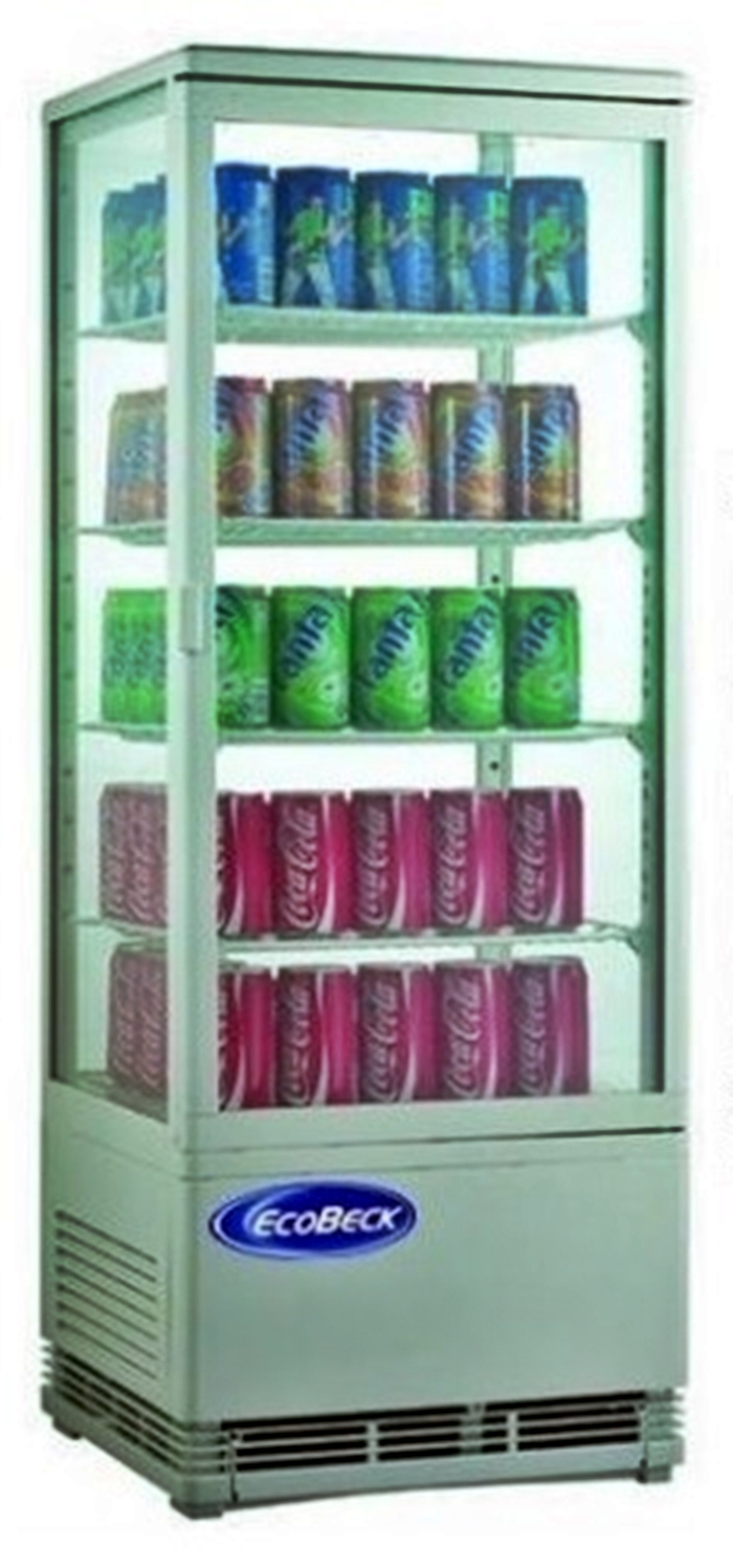 Vitrina Sobremesa Refrigerada Blanca 98 Litros
