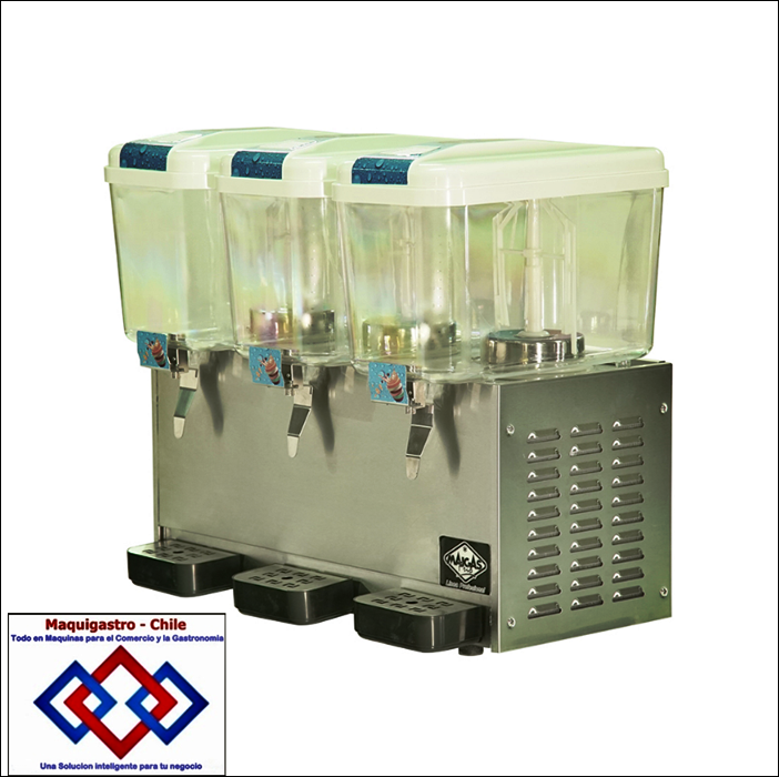 Dispensador de Jugos 3 x 18 Lts