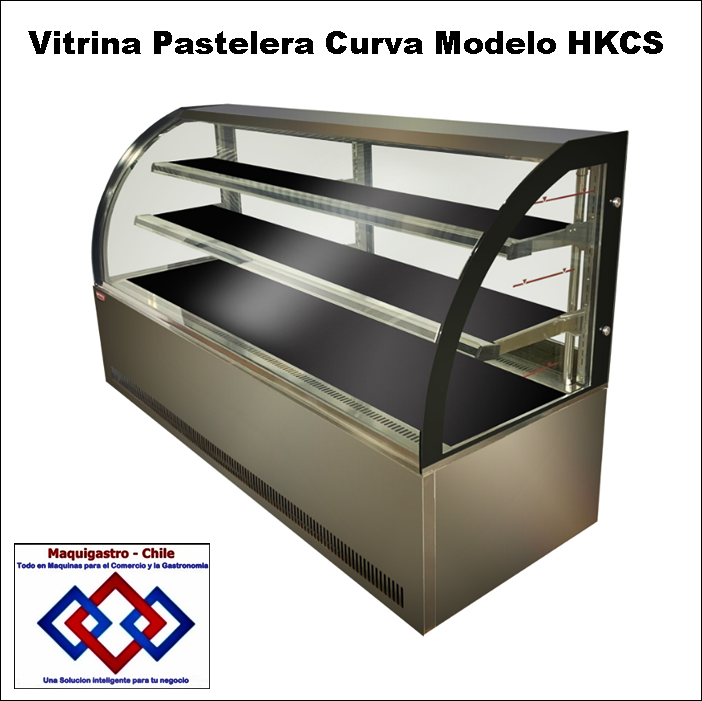 Vitrina Pastelera Importada Modelo HKCS de 2.0 Mts