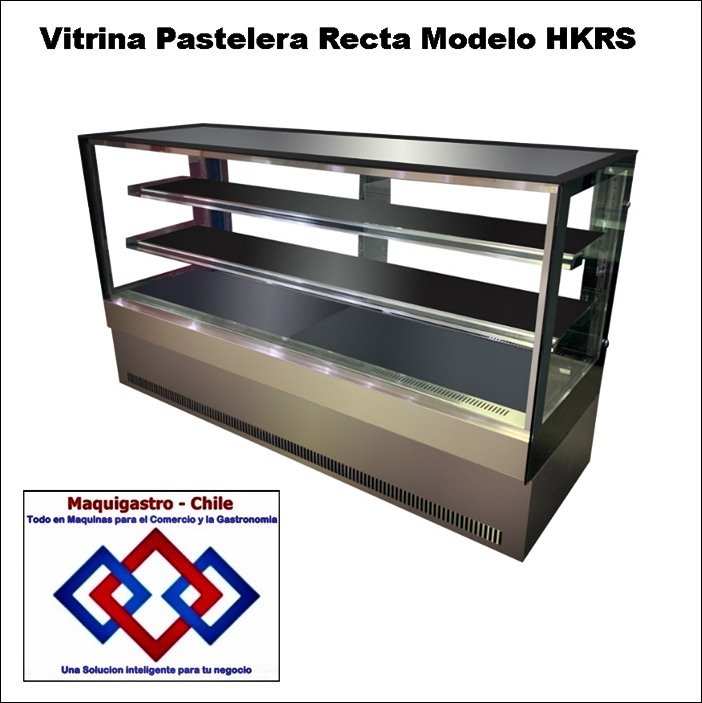 Vitrina Pastelera Importada Modelo HKRS de 2.0 Mts