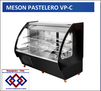 Vitrina Pastelera Nacional Modelo VP-C de 1.0 Mts