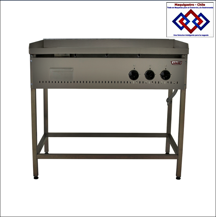 Plancha Churrasquera Lisa de 60x100 cm