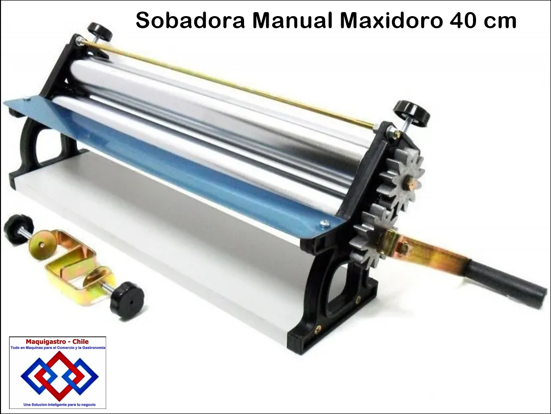 Sobadora Sobremesa Manual de 40 cm Maxidoro