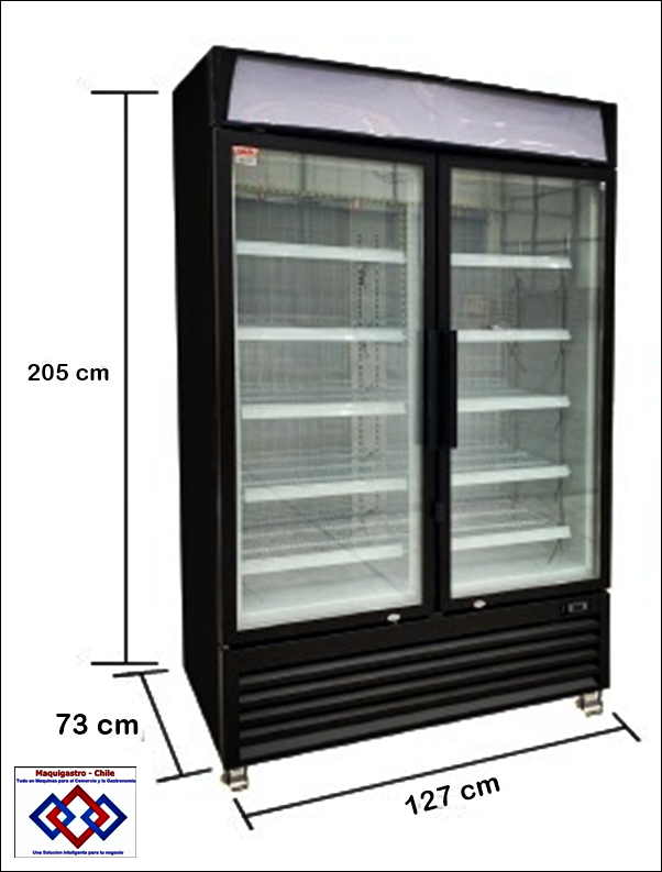 VisiFreezer 2 Puertas 800 Lts