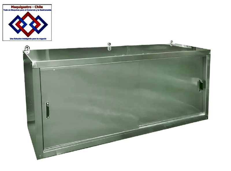 Gabinete Mural en Acero Inoxidable de 180 x 40 x 65 cm